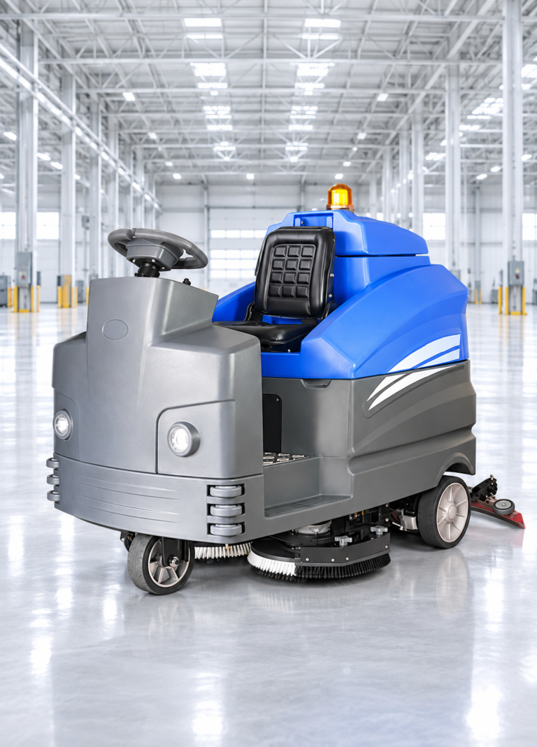 Fregadora industrial modelo VTXD-1050 en almacén