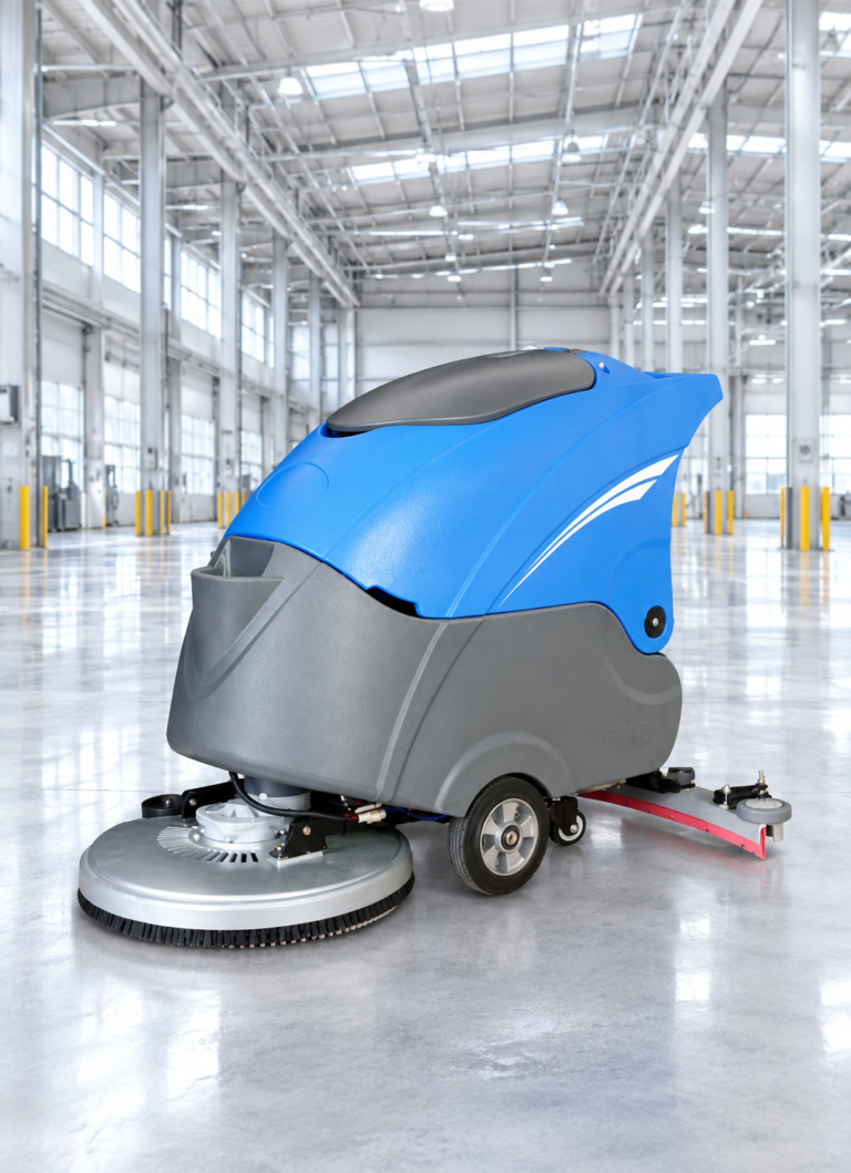 Fregadora industrial modelo VTXD-550 en almacén