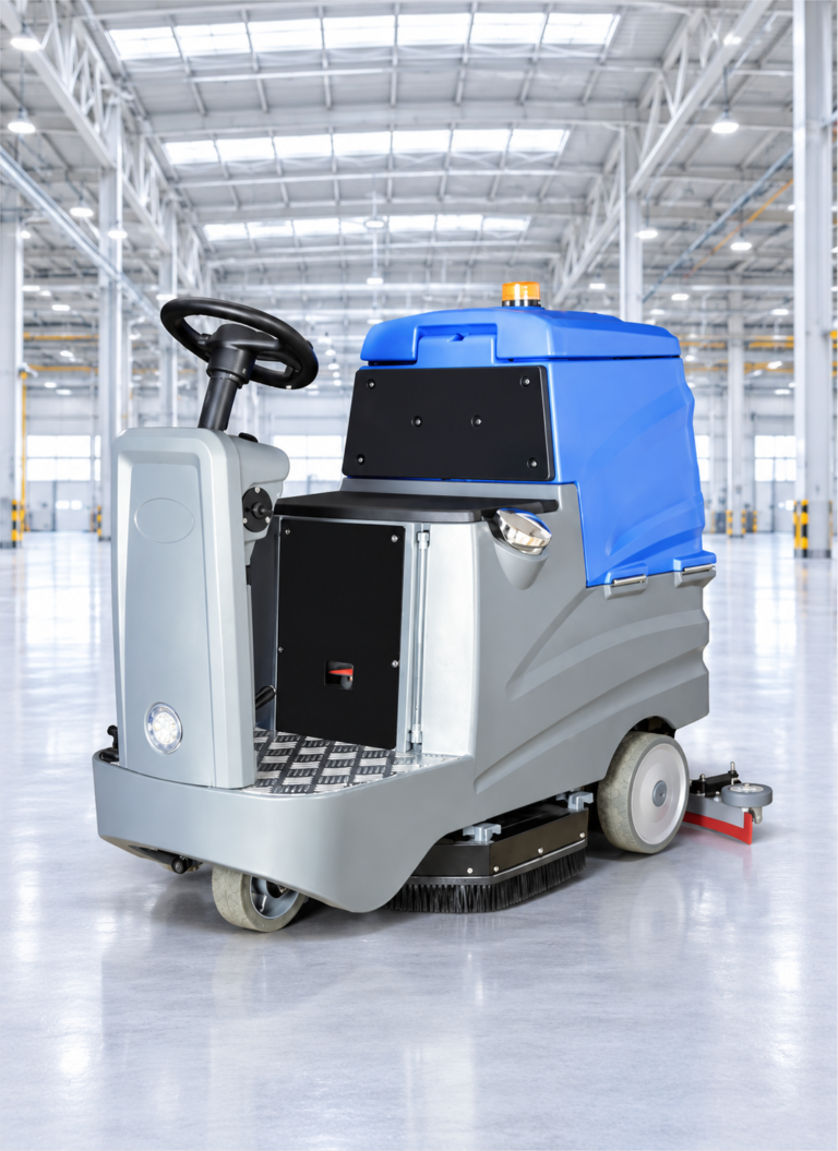 Fregadora industrial modelo VTXD-750 en almacén