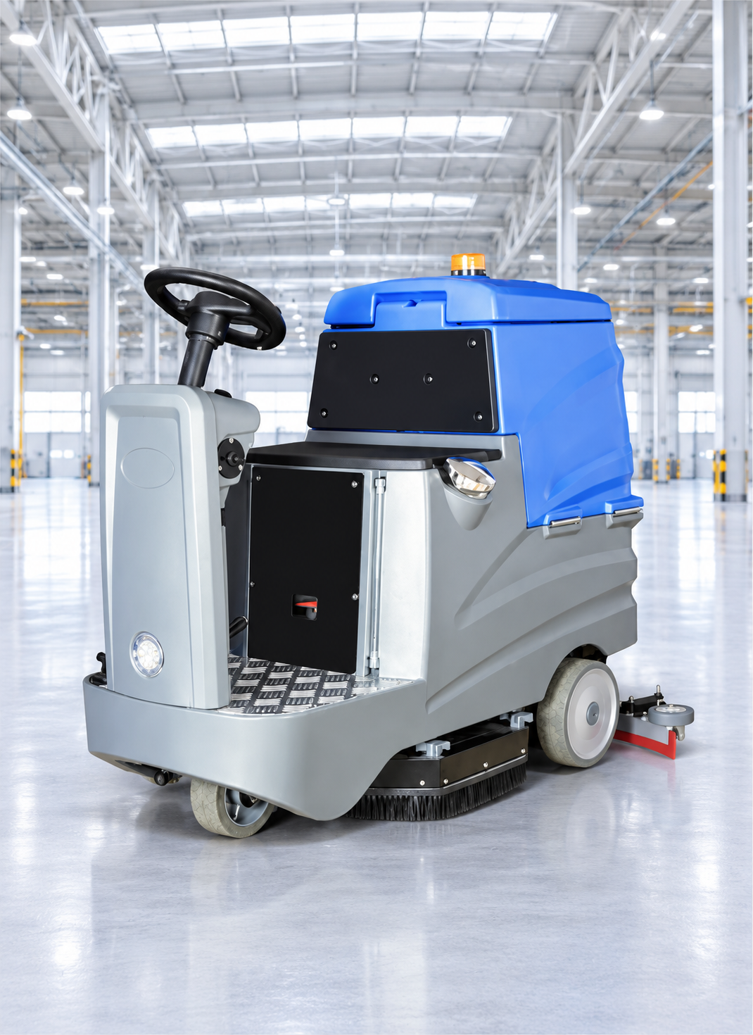 Fregadora industrial modelo VTXD-750 en almacén