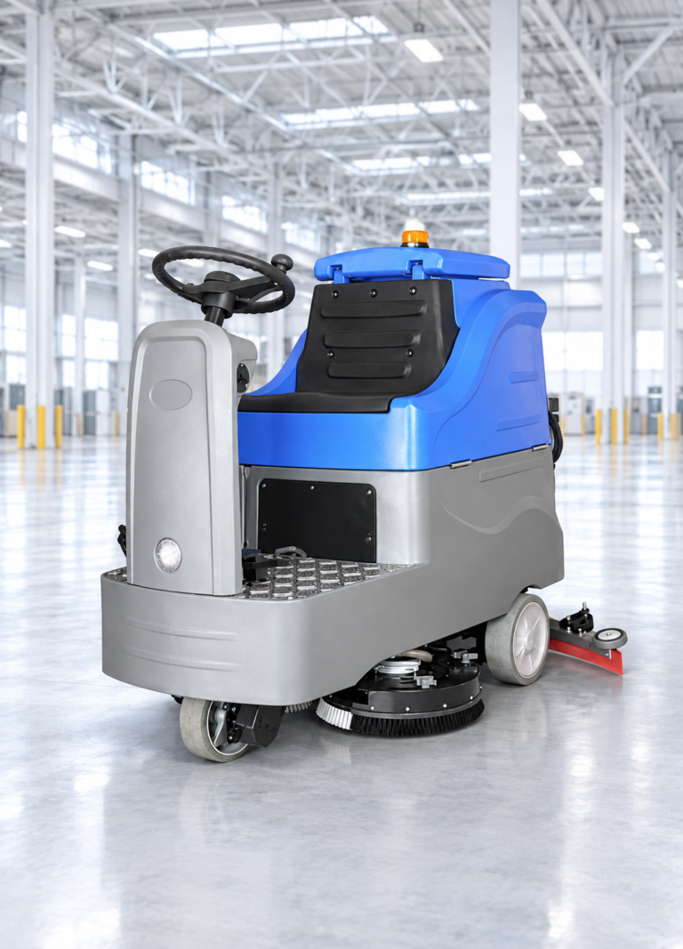 Fregadora industrial modelo VTXD-860 en almacén